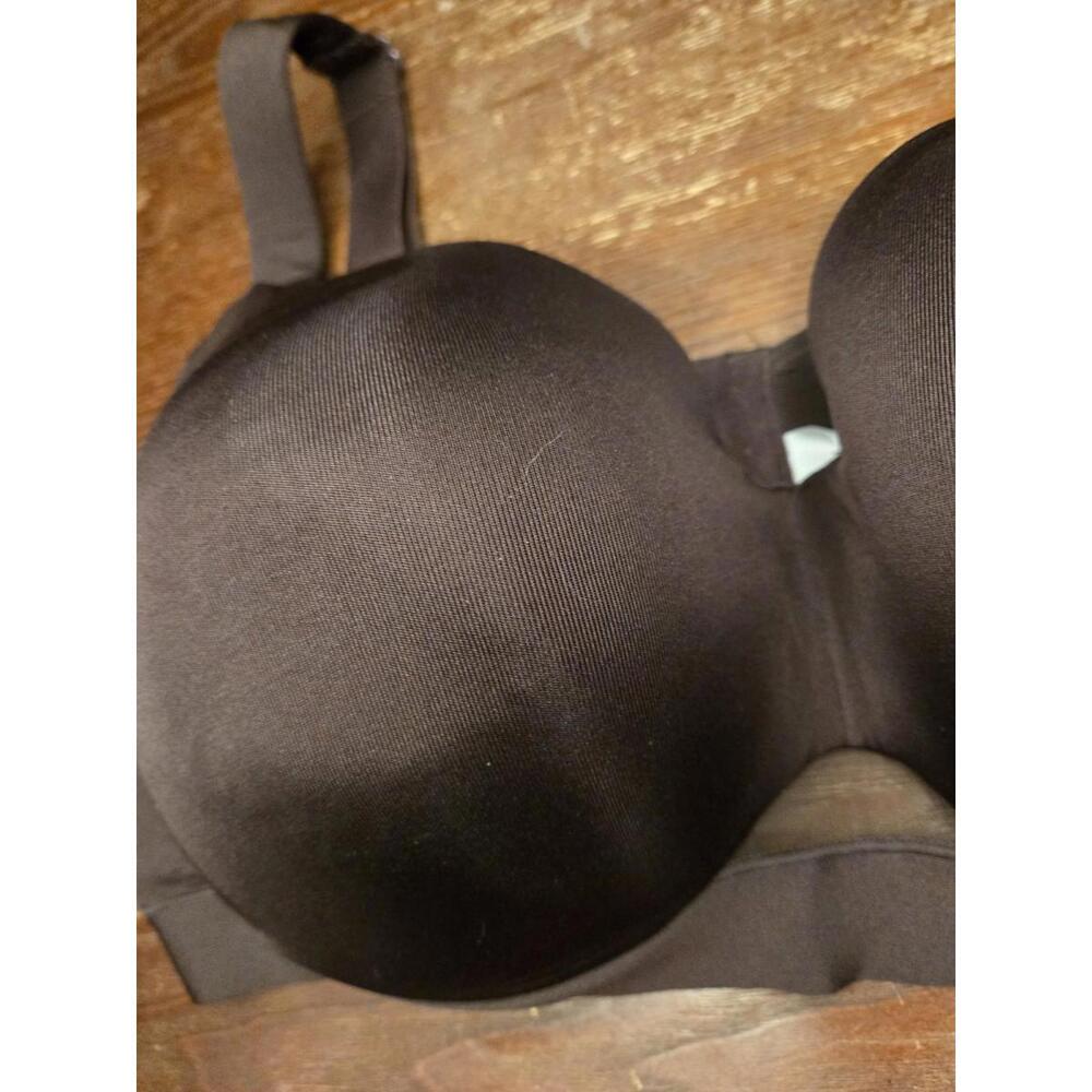 CACIQUE COMFORT BLISS LIGHTLY LINED UW BALCONETTE BRA Brown SZ 44DD NWT $48.95 - Picture 6 of 9